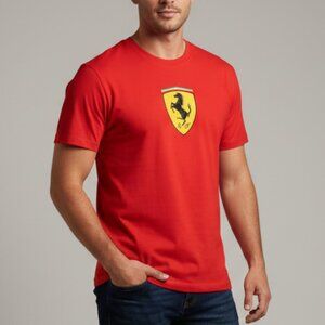 Men's Ferrari Red XL Licensed Shirt